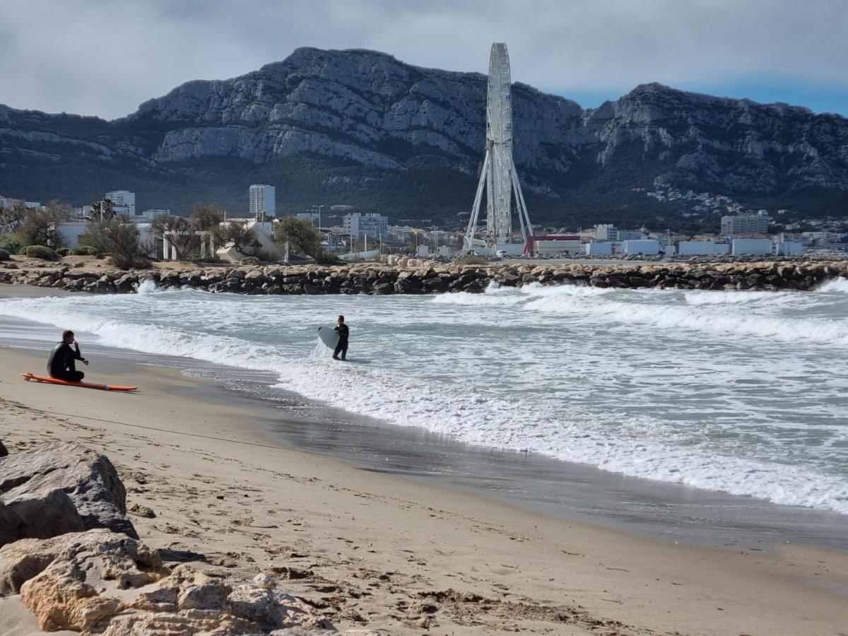Appartement T2 Prado Chanot Plage Marseille Bagian luar foto