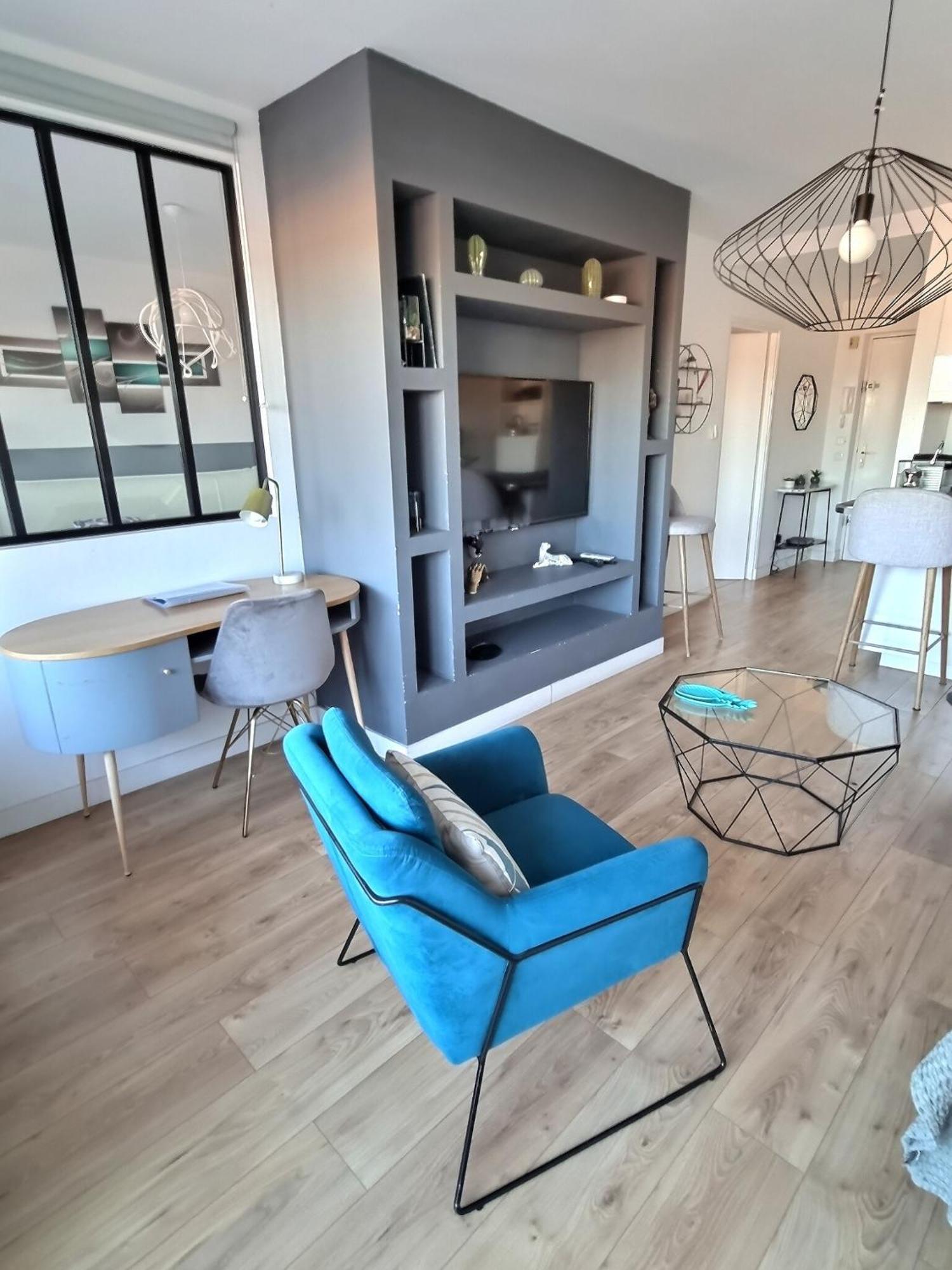 Appartement T2 Prado Chanot Plage Marseille Bagian luar foto