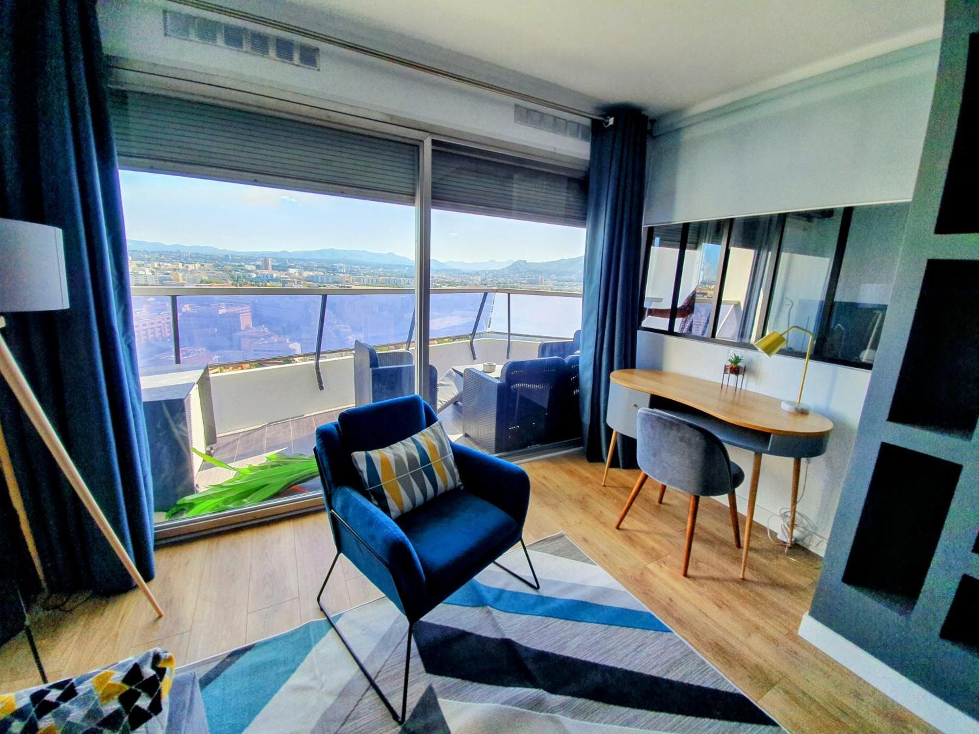 Appartement T2 Prado Chanot Plage Marseille Bagian luar foto