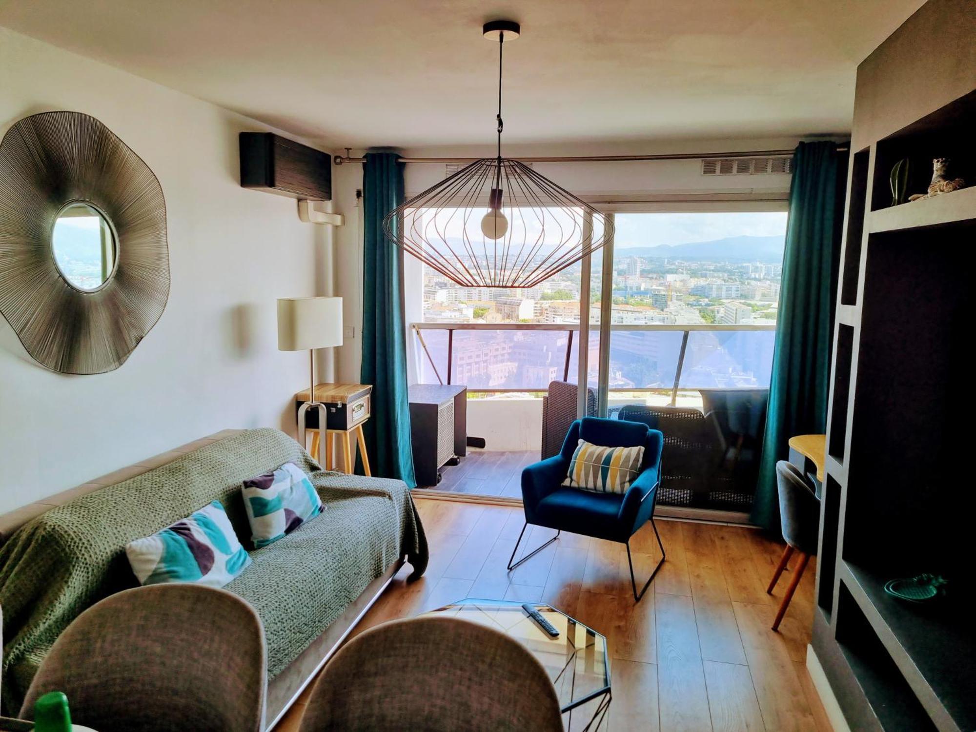 Appartement T2 Prado Chanot Plage Marseille Bagian luar foto