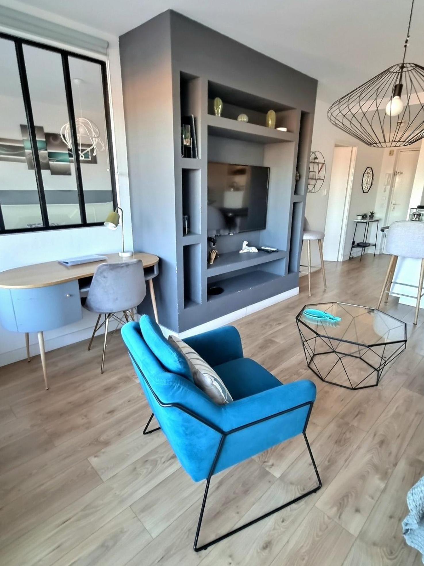 Appartement T2 Prado Chanot Plage Marseille Bagian luar foto